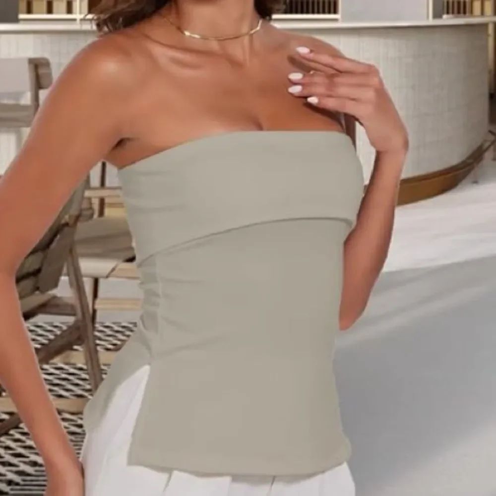 Strapless Stretchy Tube Top